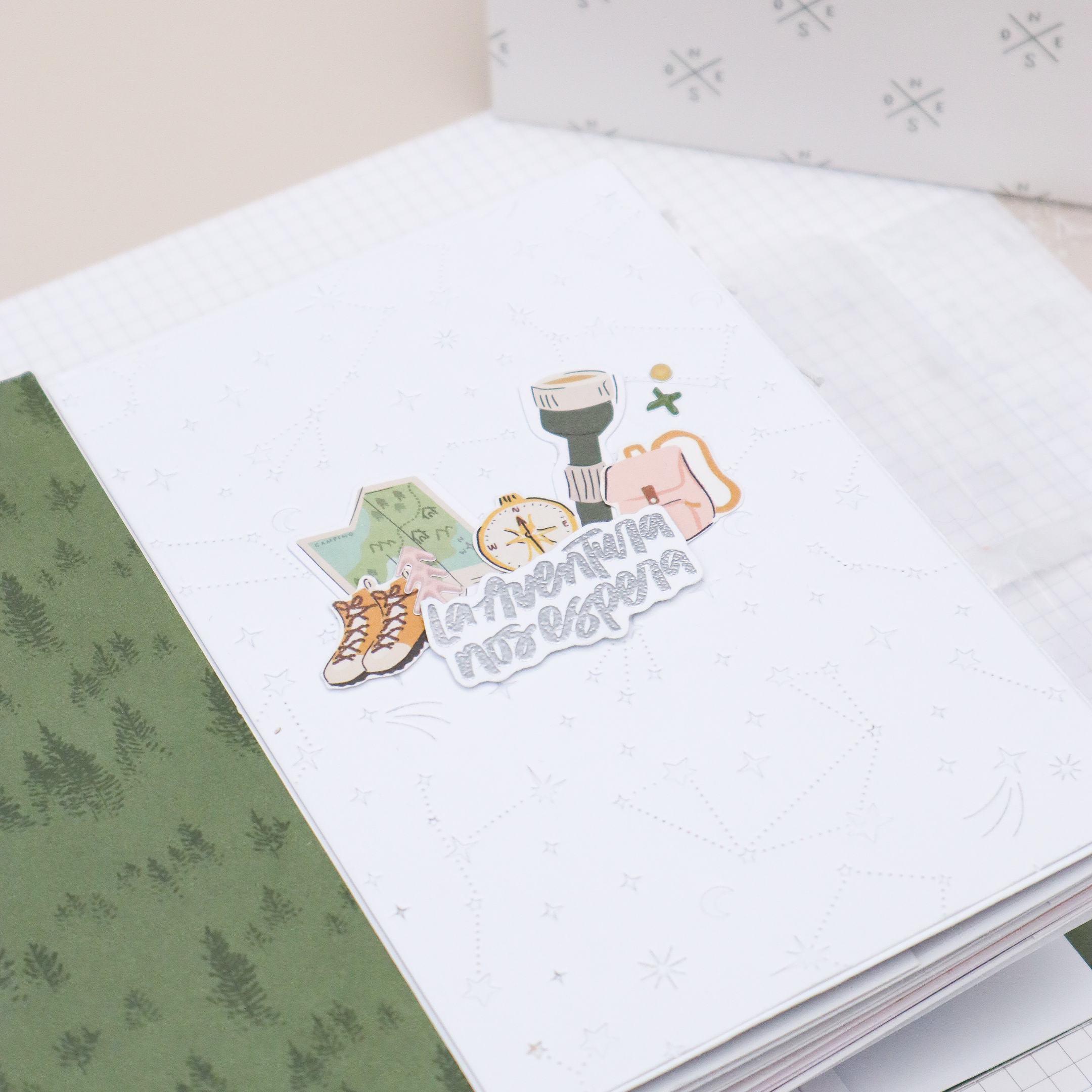 cours atelier en ligne scrapbooking album escapade nature l'atelier de jolies choses