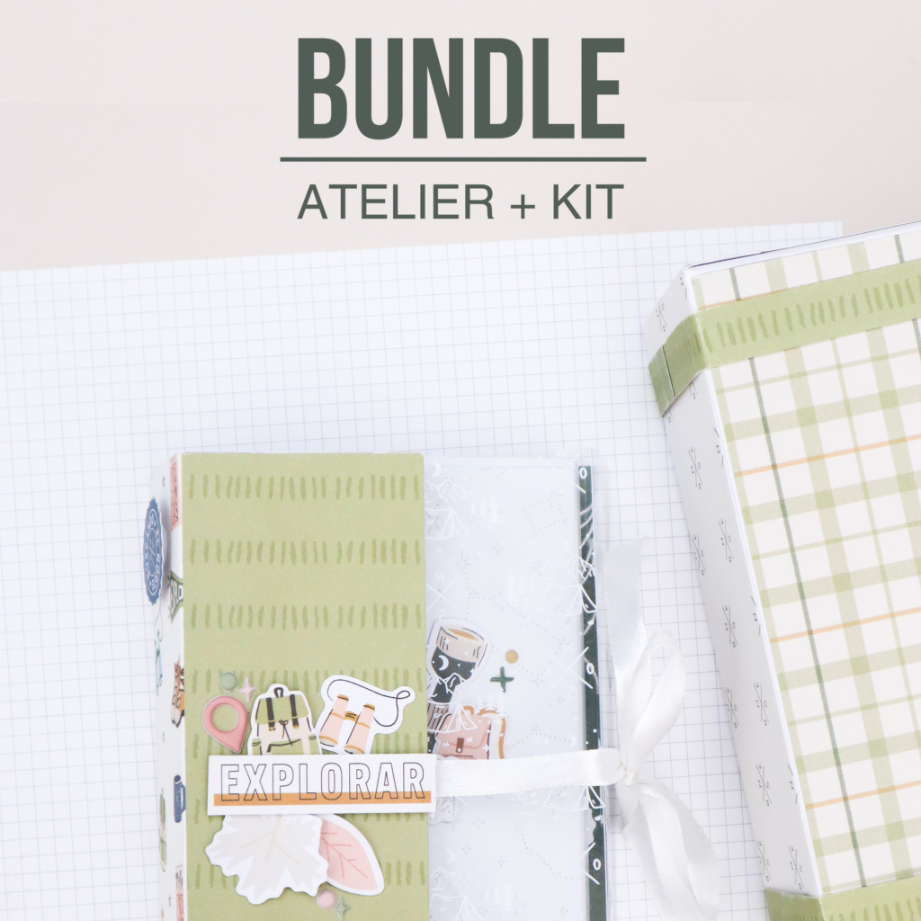 bundle cours atelier en ligne scrapbooking et kit de materiel l'atelier de jolies choses
