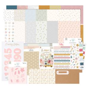 visuels de tous les articles du kit de matériel une nouvelle année