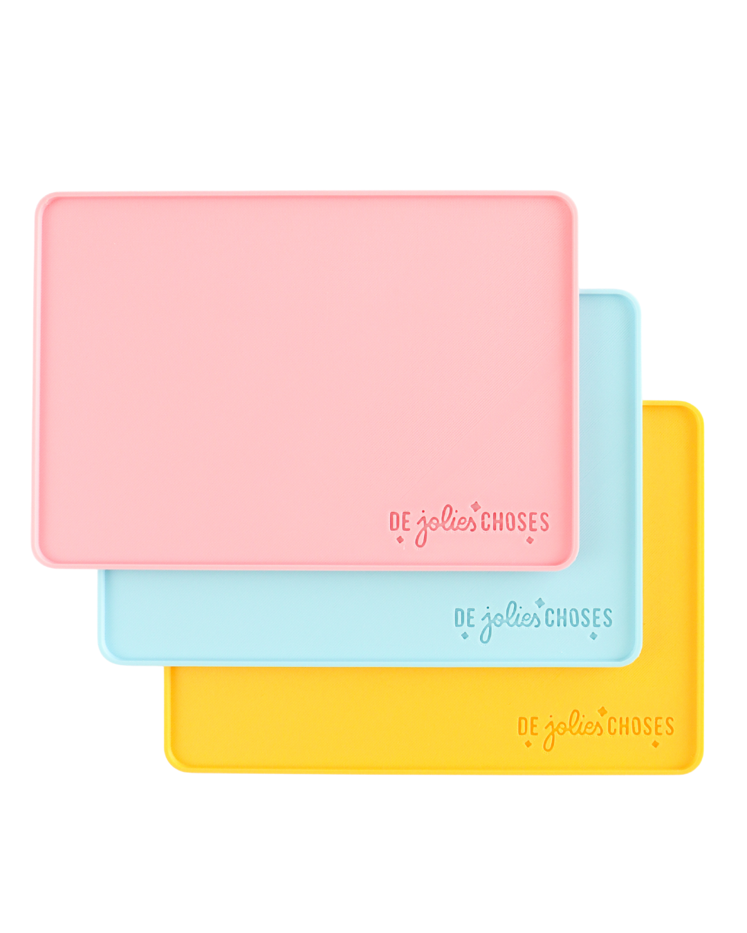 coloris des trois plateaux