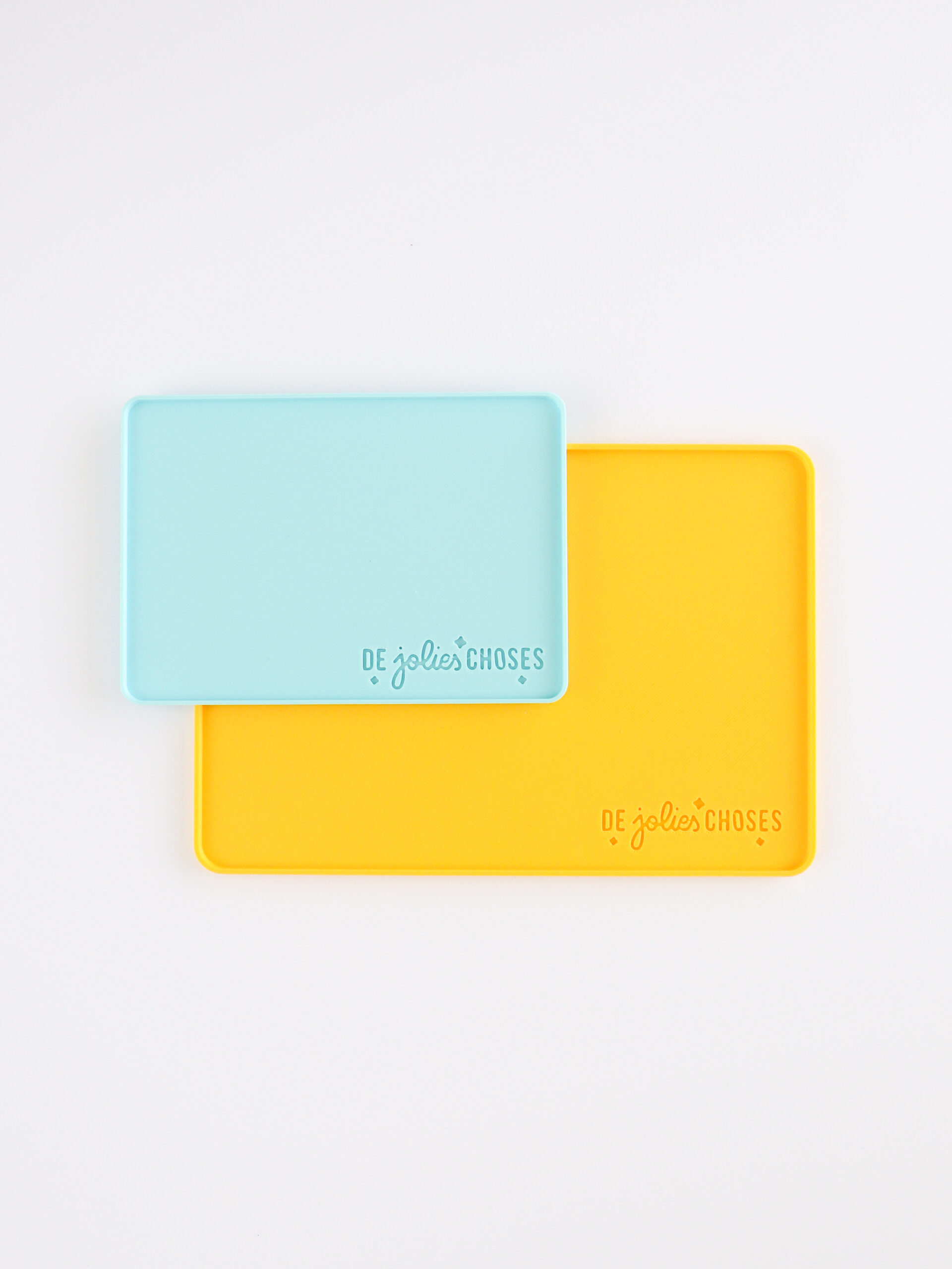 combo duo de plateaux colorés jb