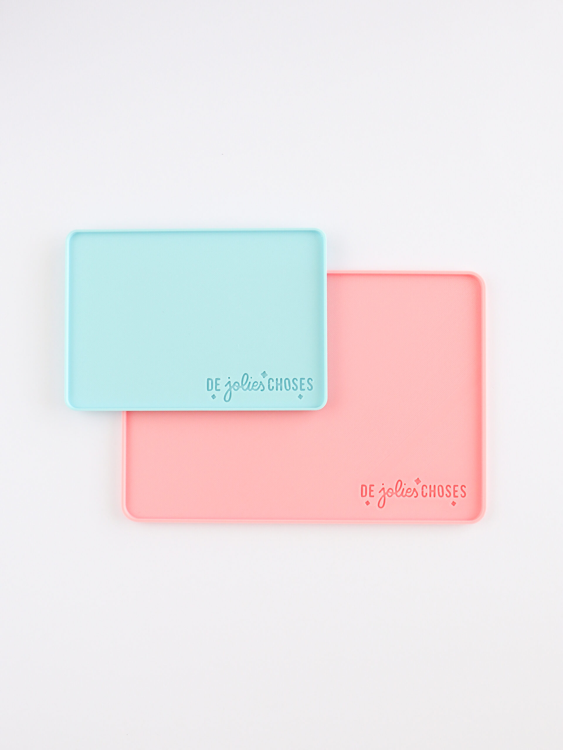 combo duo de plateaux colorés rb