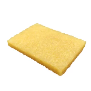 gomme jaune pour enlever les résidus de colle