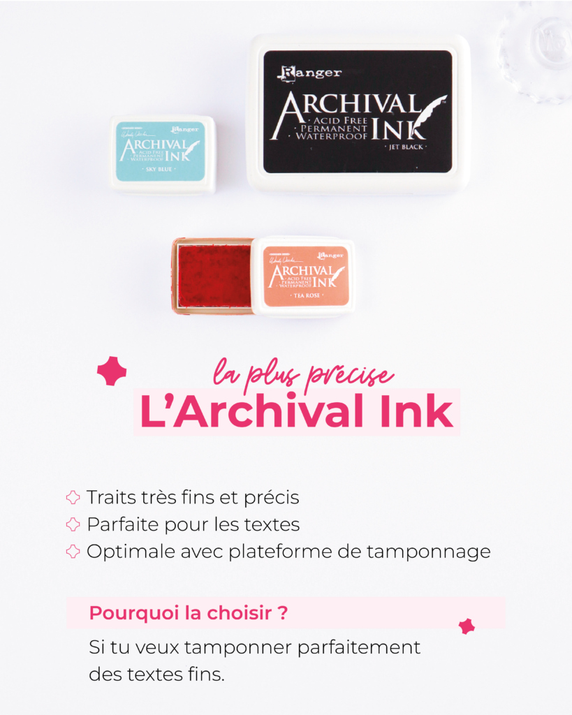 memo présentation encre archival