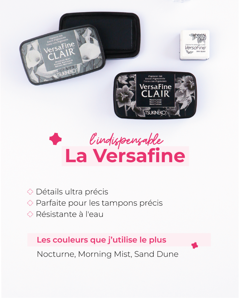 fiche memo encre Versafine
