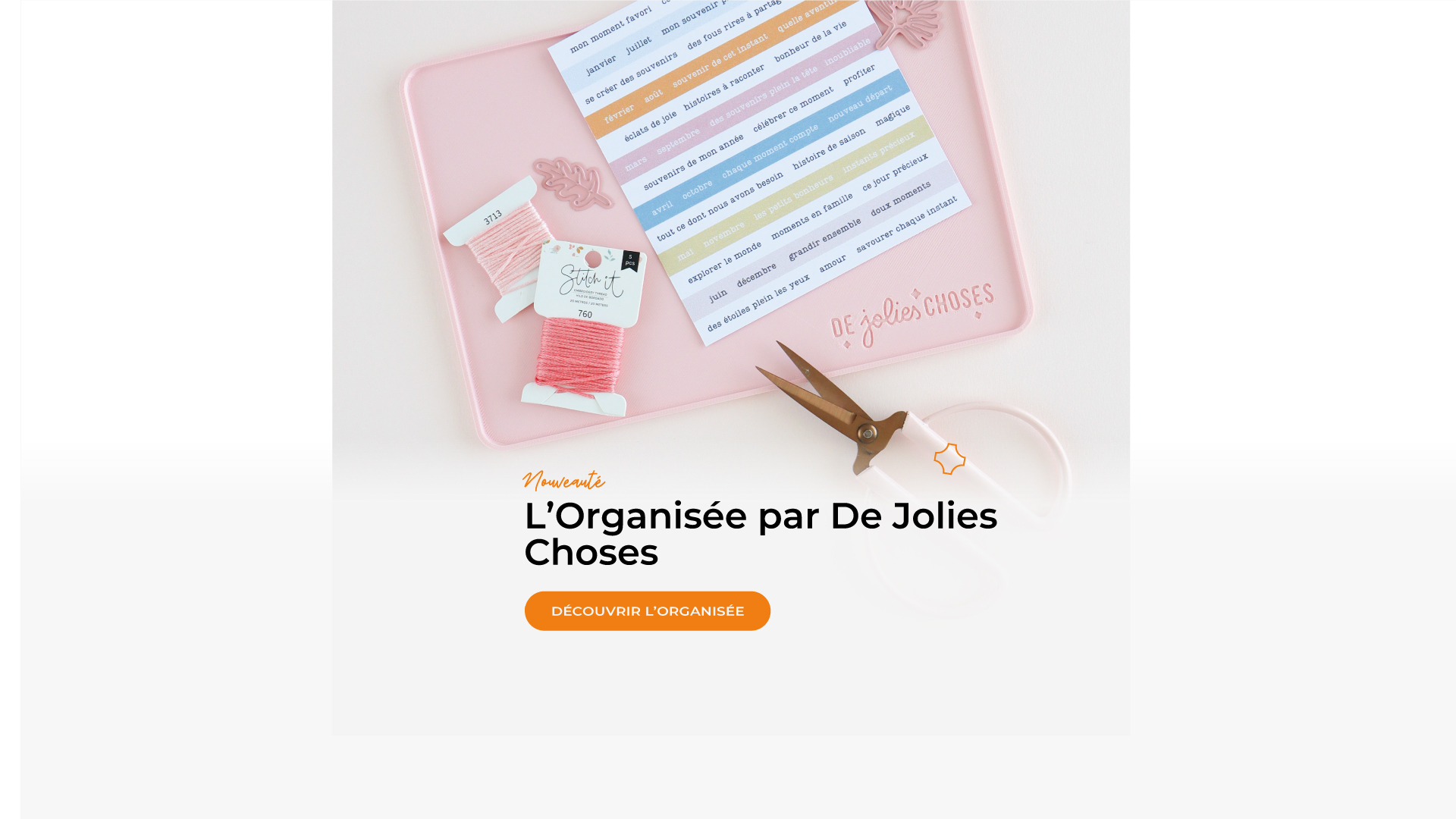 plateau scrapbooking organisee mobile