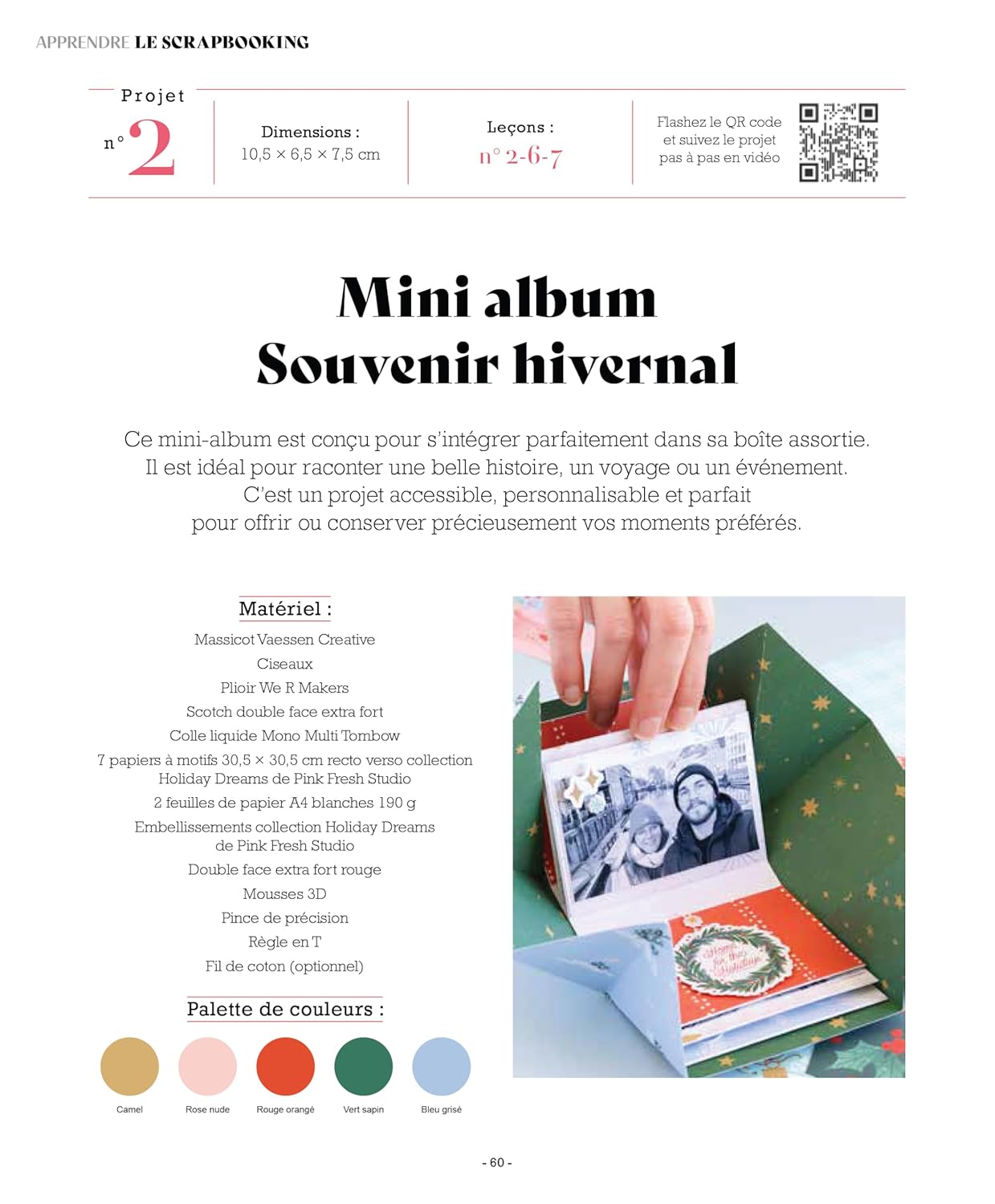 Apprendre en 10 leçons : Apprendre le scrapbooking tutoriel
