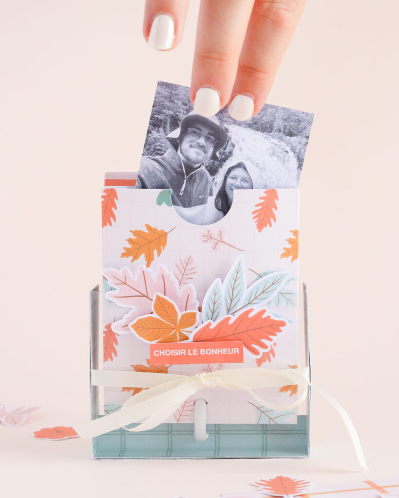Mini album memoridex De Jolies Choses avec photo