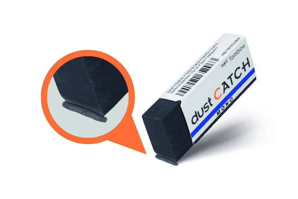 gomme dust catch tombow dechets