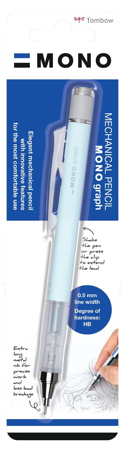 mono graph tombow bleu pastel