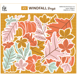 lot de die cuts feuillage pour le scrapbooking Windfall Days