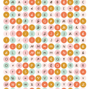 planche alphabet scrapbooking Windfall Days
