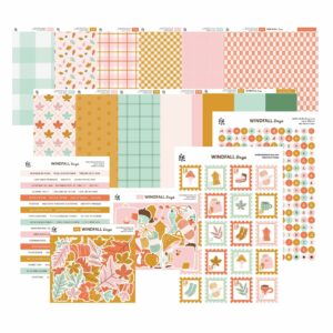 l'essentiel de la collection de scrapbooking Windfall Days par De Jolies Choses