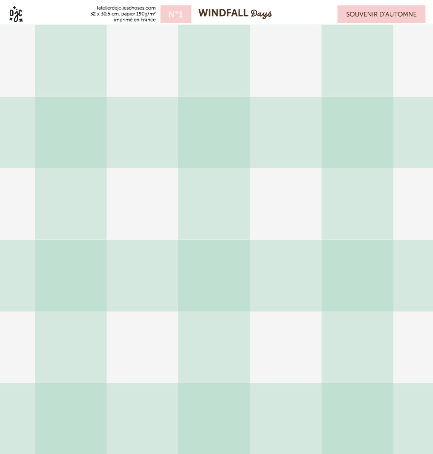 windfall days papier de scrapbooking 1