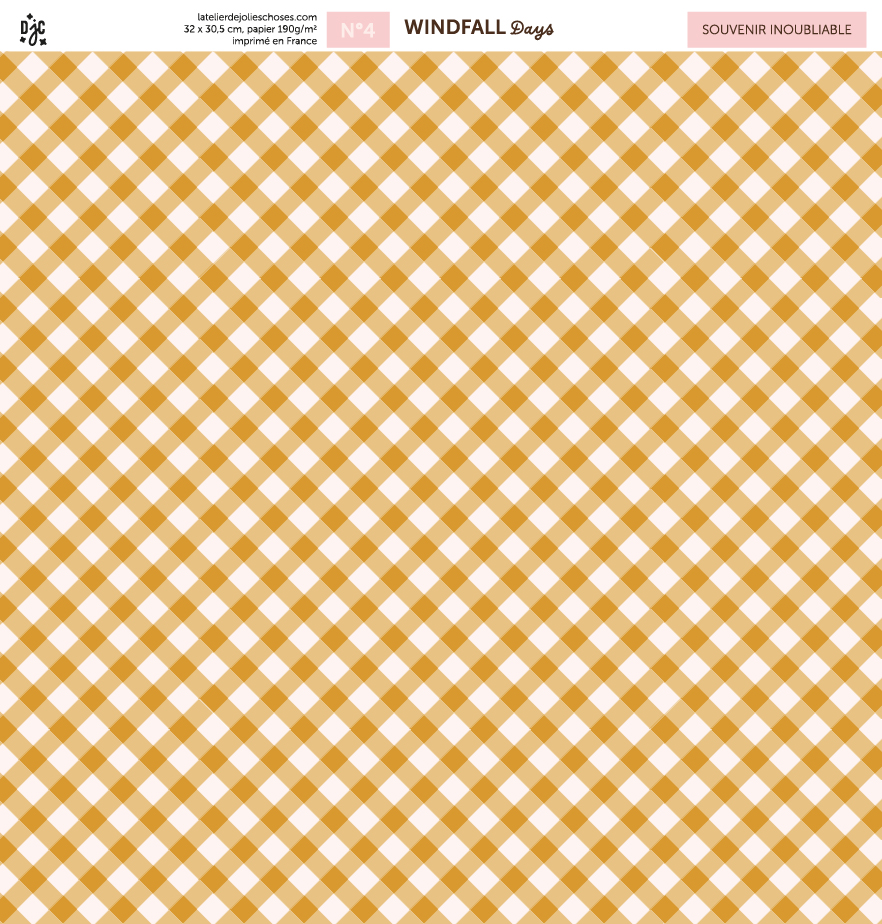 windfall days papier de scrapbooking 4