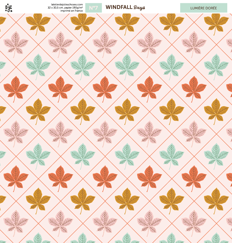 windfall days papier de scrapbooking 7
